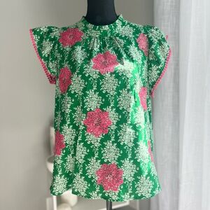 THML Green & Pink Top